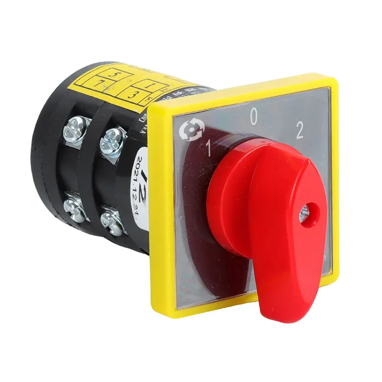 10A 3-positions kombinationsdrejeknapkontakt