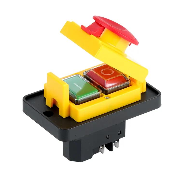 16A mellemstort panel nødstopdæksel Elektromagnetisk kontakt