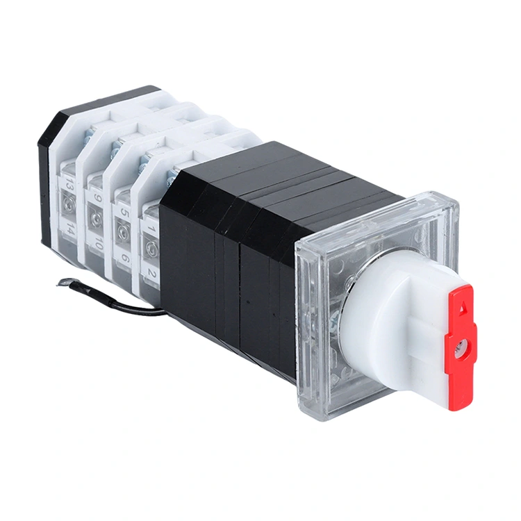 16A kort håndtag med indikatorlysskiftekontakt