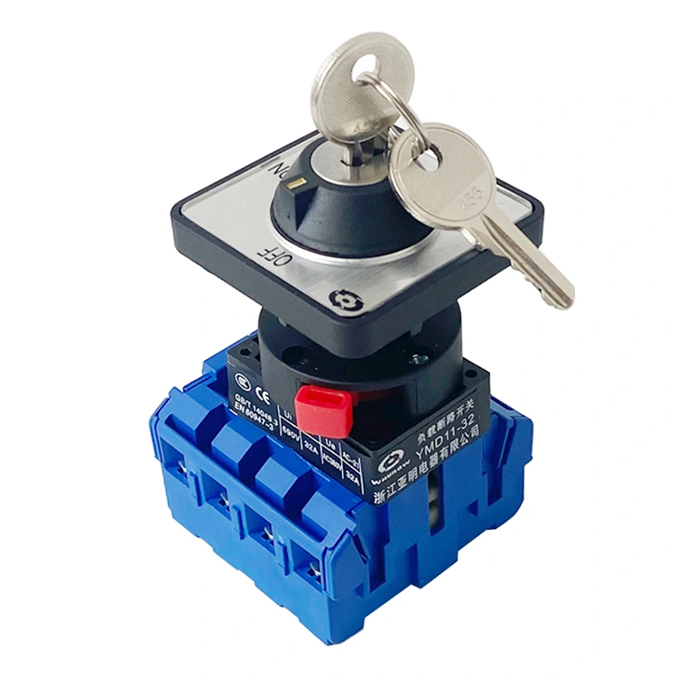 25A nøgledrejning Kontrolpanel Skruemonteringsafbryder