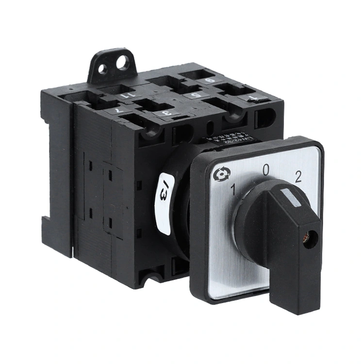 32A 3-positions DIN-skinnemontering cam switch