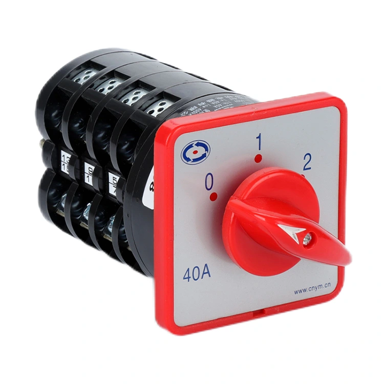 40A Kombinationsdrejeknapkontakt 7,5kw