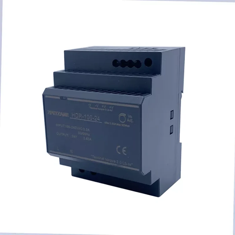 HDR-100W DIN-skinnemonteret afbryderstrømforsyning