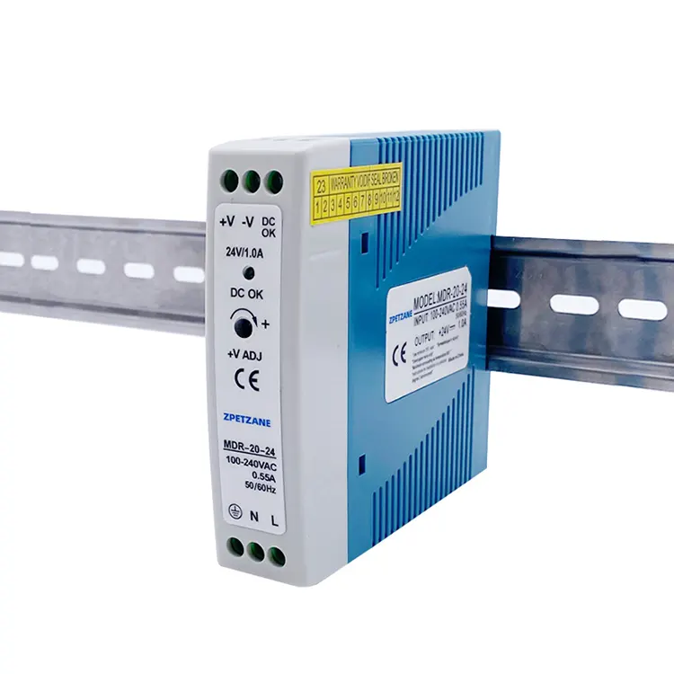 MDR-20W DIN-skinnemonteret afbryderstrømforsyning